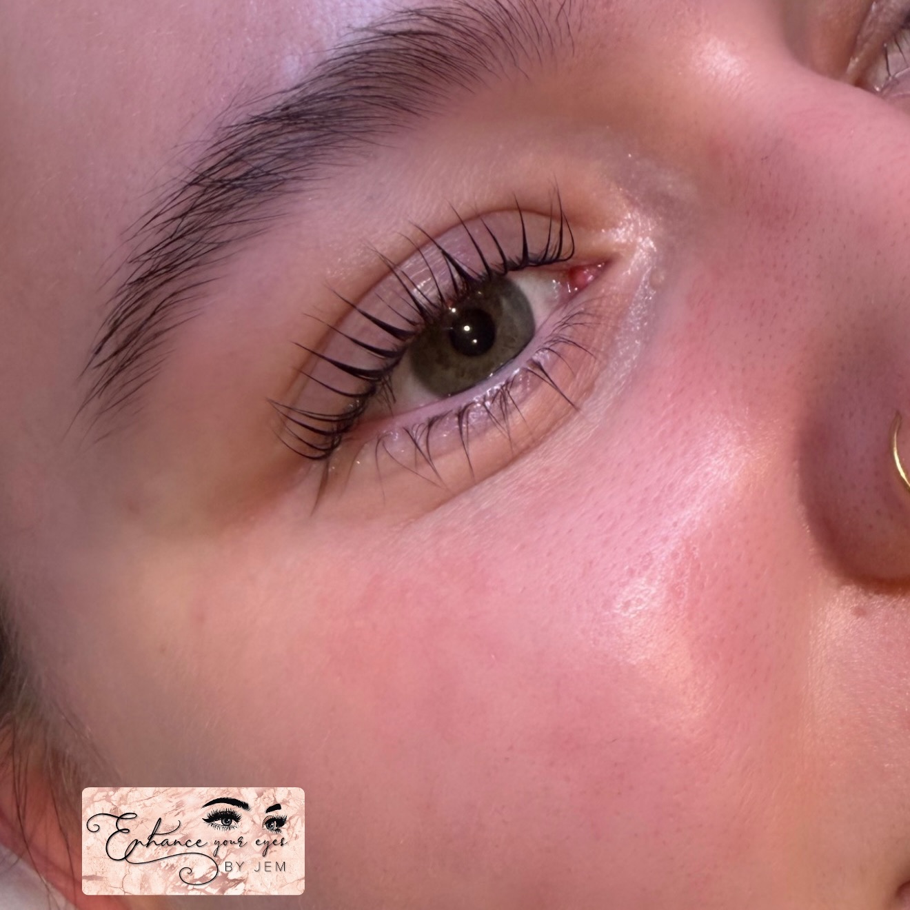 Lifts & tints lash work by Jem